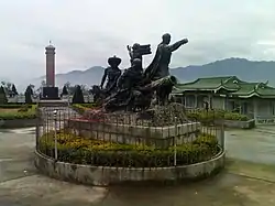 西砲台公園にある太平天国記念碑