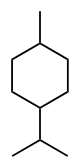 p-メンタンの構造式