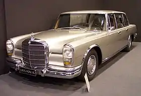 1965年：W100ショーファードリヴンカー、600