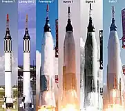 マーキュリーで使用された有人発射機