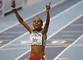 オリンピック5000m種目金メダリスト、エチオピアのメセレト・デファー
