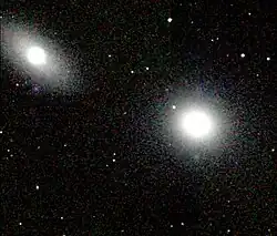 右がM105(左はNGC 3384)