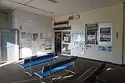駅舎内(2023年9月)