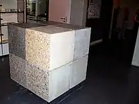 1m3のコンクリートブロック