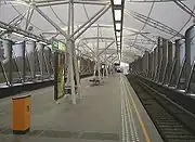 ブリュッセルの鉄道駅の帆布製屋根