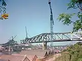 建設中のクイーン・エリザベス二世橋