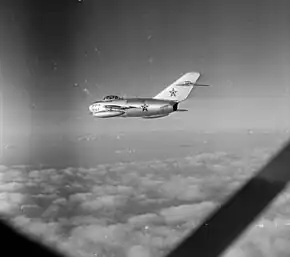ハンガリー空軍のMiG-15戦闘機(1964年撮影)