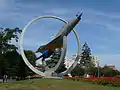 ウクライナ・ヴィーンヌィツャ市の空軍記念碑。