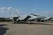 MiG-31K、機体側面に遠距離航空コマンドのパッチが確認できる