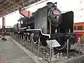 苗栗鉄道文物展示館で静態保存される台湾鉄路管理局CT152(旧501)号機、2014年
