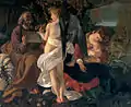 『エジプトへの逃避途上の休息』（1597年頃）ドリア・パンフィリ美術館（ローマ）