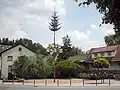 ミヒェルバッハの村の広場