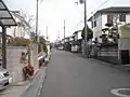 緑が丘地区の街並み(緑が丘町東1丁目にて)