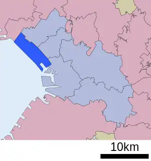 美浜区位置図