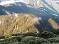 蛭ヶ岳付近から見たミカゲ沢ノ頭