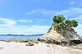 西側の岩場
