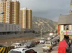 川口鎮の市街
