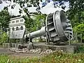 南向発電所旧発電用水車