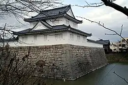 水口城資料館(再移築、復興された乾矢倉)