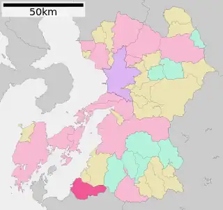水俣市位置図