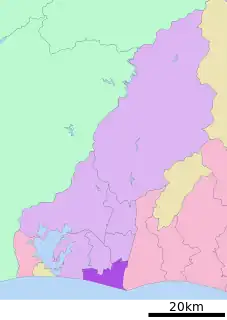 南区 (浜松市)位置図