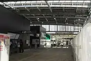 中央改札前の南北自由通路（2019年10月4日）