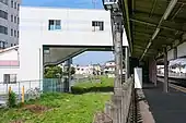 安比奈線の線路跡地(2022年8月)