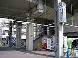 中2階時代の改札口（2008年）