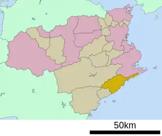 美波町位置図