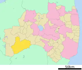 南会津町位置図