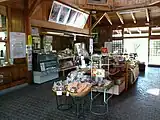 旧駅舎内の様子（2012年4月）