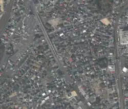 南錦町の航空写真(2019年4月23日)
