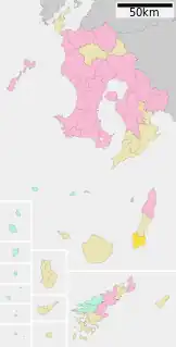 南種子町位置図