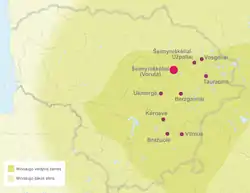 Lithuaniaの位置