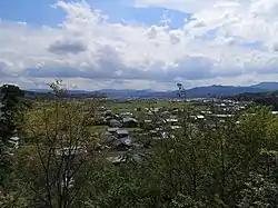 丹波城址から見た峰山町丹波