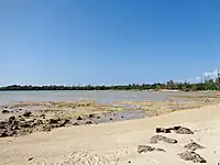 水納島の浜辺(南岸)