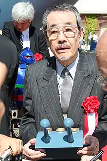 2009年10月4日に神戸市長田区において開催された鉄人28号像完成記念式典にて撮影。