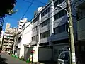 旧・民主青年会館(2010年に取り壊し済み、撮影は2009年)