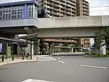 駅前・バス停留所（2009年8月）