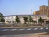 駅舎西側（2008年6月）