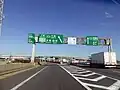東京方面からC3と常磐道の分岐点