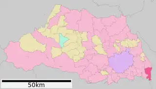 三郷市位置図