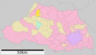美里町 (埼玉県)位置図