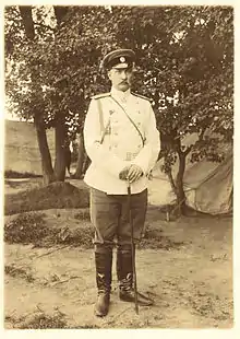 夏季常服。パーヴェル・ミシチェンコ(1905年〜1907年頃)