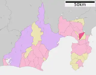 三島市位置図