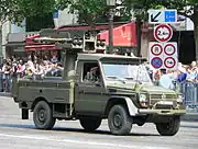 プジョー・P4をベースとする4連装式のASPIC発射機
