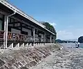 冒頭の下関港シーンのロケ撮影が行われた三角港（西港）（熊本県宇城市）