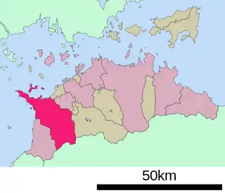 三豊市位置図