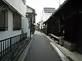 三津2丁目の路地裏