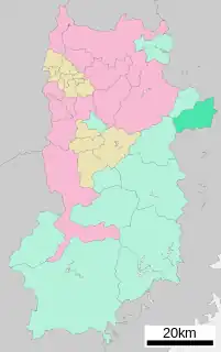 御杖村位置図